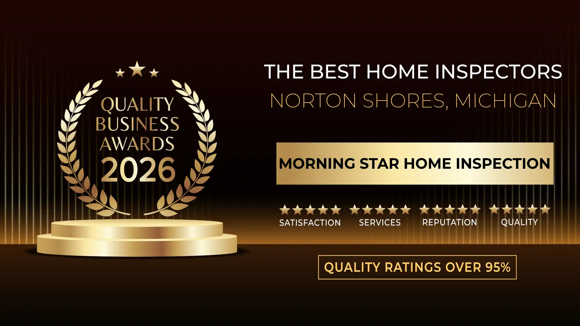 2026 - 1920_1080 Banner - Morning Star Home Inspection Morning Star Home Inspection – Quality Business Awards 2025